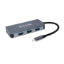 D-Link DUB-2335 6-in-1 USB-C Hub with HDMI, Gigabit Ethernet and power delivery, 1* USB-C connector, 1* HDMI Port, 3* USB Type- 